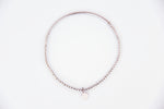 Beaded Bar Stretch Bracelet in Sterling Silver