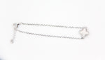 Mother of Pearl Clover with Cubic Zirconia Bracelet