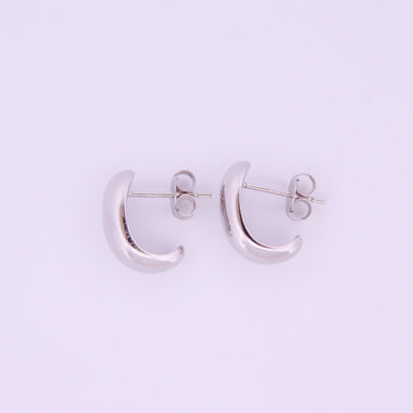 Sterling Silver Domed Earrings