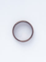 Bronze Rounded Polished Tungsten Ring