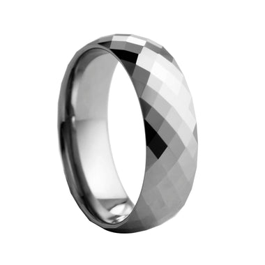 Crystal Tungsten Ring